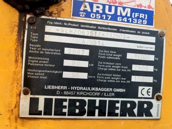 Liebherr A314 - Image 4