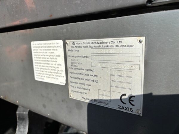 HITACHI ZAXIS 140W-5B - Image 5
