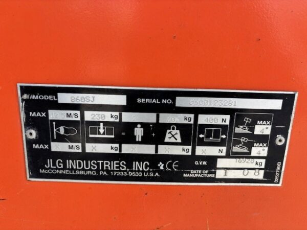 JLG 860SJ - Image 4